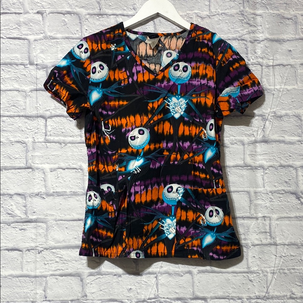 Disney the nightmare before Christmas Colorful Graphic Women's Top